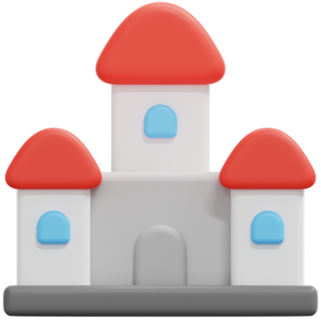 Castelo  3D Icon