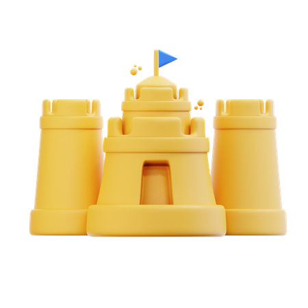 Castelo de Areia  3D Icon