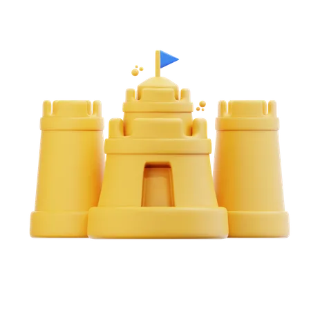 Castelo de Areia  3D Icon