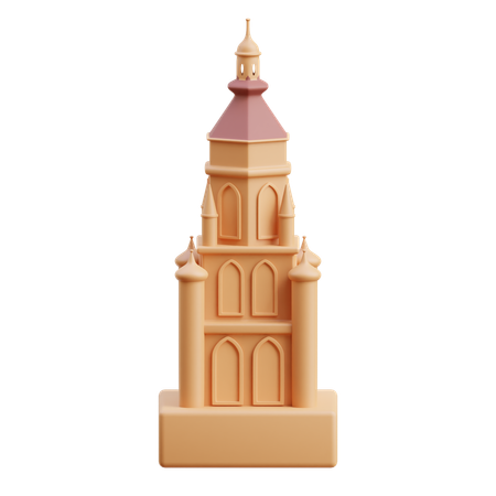 Castelo de Areia  3D Icon