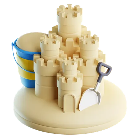 Castelo de Areia  3D Icon