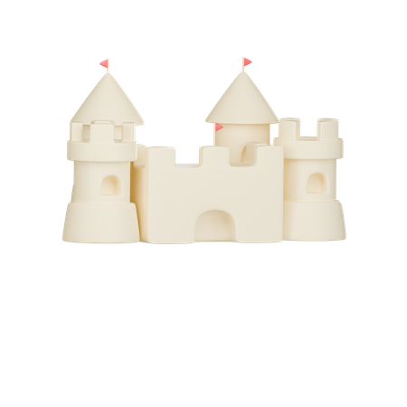 Castelo de Areia  3D Icon