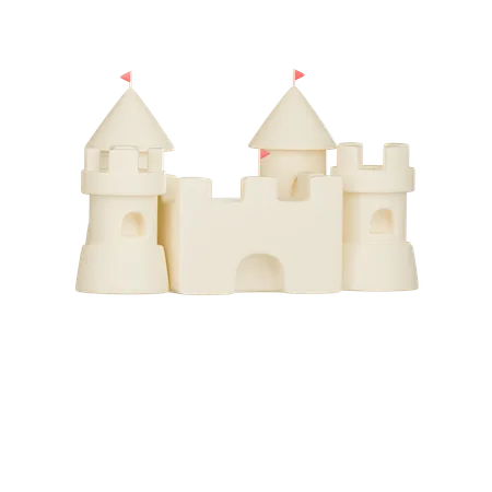 Castelo de Areia  3D Icon