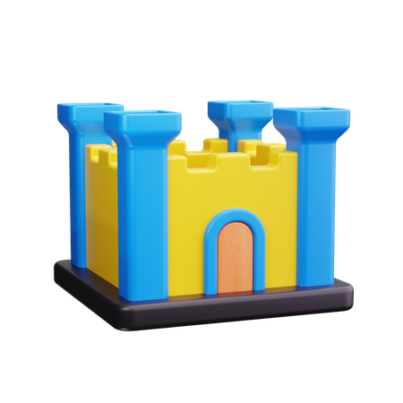 Castelo de Areia  3D Icon