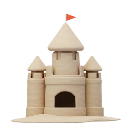 Castelo de Areia  3D Icon