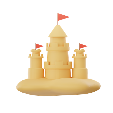 Castelo de Areia  3D Icon