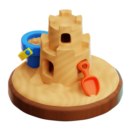 Castelo de Areia  3D Icon