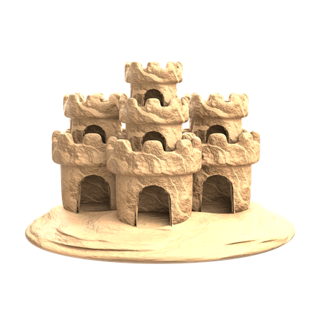 Castelo de Areia  3D Icon