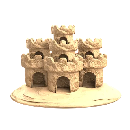 Castelo de Areia  3D Icon