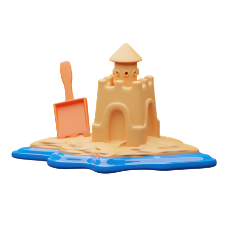 Castelo de Areia  3D Icon