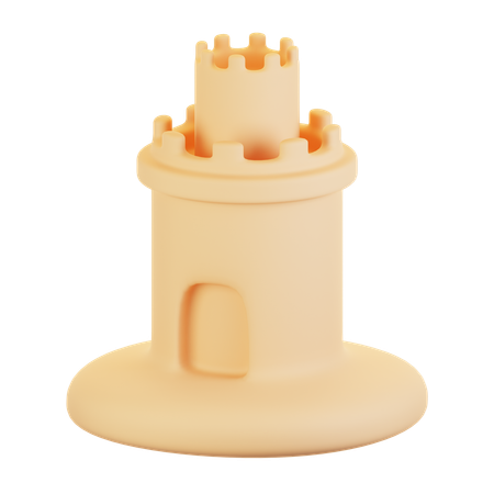 Castelo de Areia  3D Icon