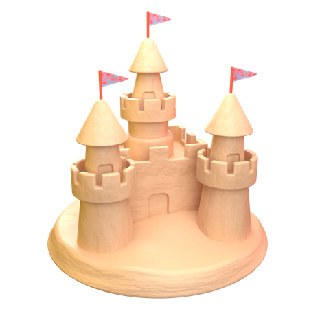 Castelo de Areia  3D Icon