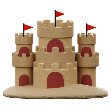 Castelo de Areia  3D Icon