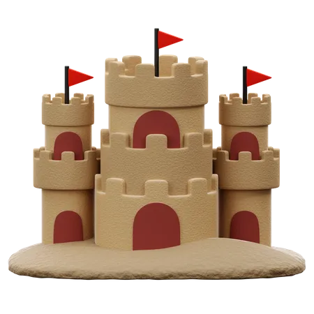 Castelo de Areia  3D Icon