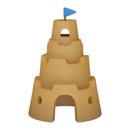 Castelo de Areia  3D Icon