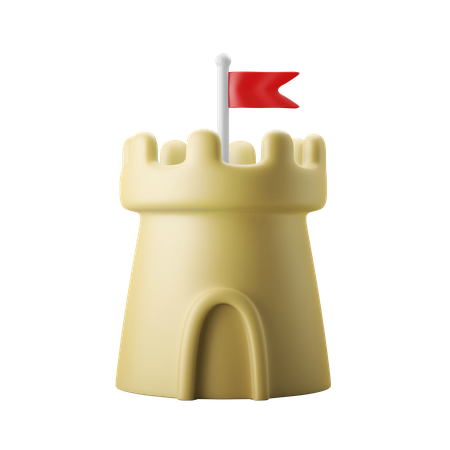 Castelo de Areia  3D Icon