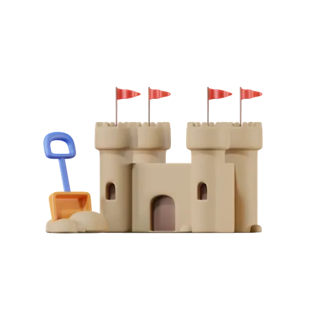 Castelo de Areia  3D Icon