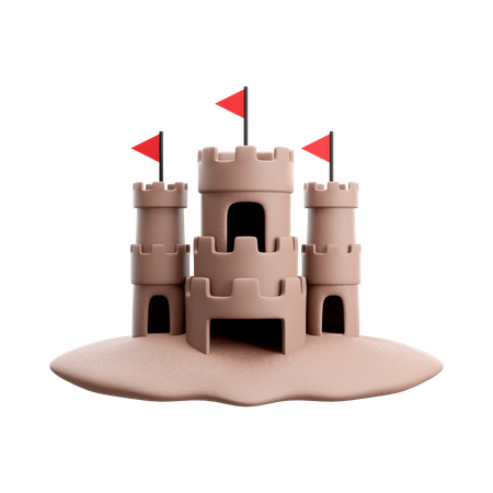 Castelo de Areia  3D Icon