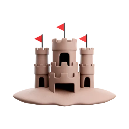 Castelo de Areia  3D Icon