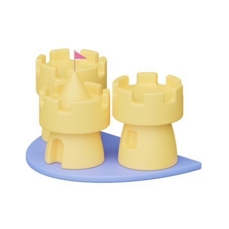 Castelo de Areia  3D Icon