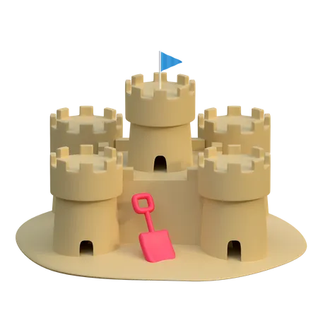 Castelo de Areia  3D Icon