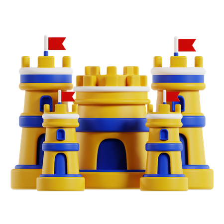 Castelo de Areia  3D Icon