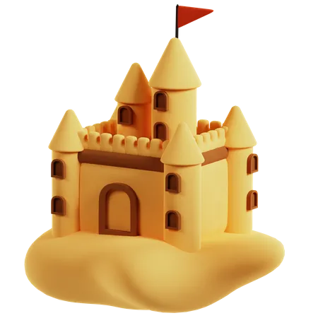 Castelo de Areia  3D Icon