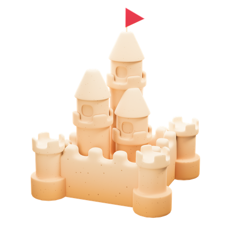 Castelo de Areia  3D Icon