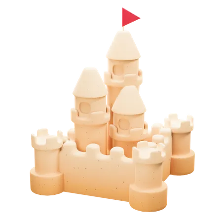 Castelo de Areia  3D Icon