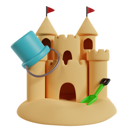 Castelo de Areia  3D Icon