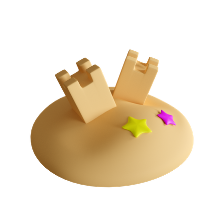 Castelo de Areia  3D Icon