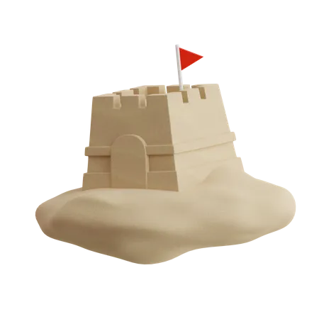 Castelo de Areia  3D Icon