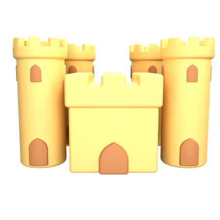 Castelo de Areia  3D Icon