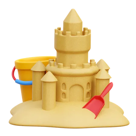 Castelo de Areia  3D Icon