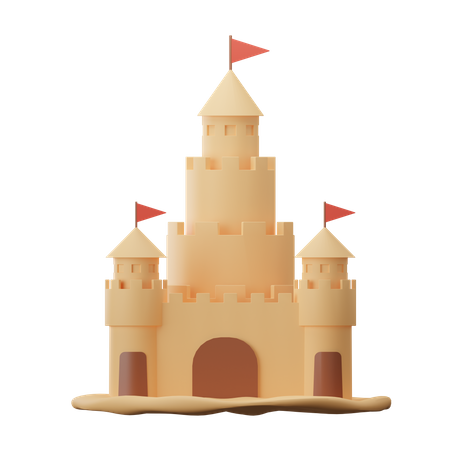 Castelo de Areia  3D Icon