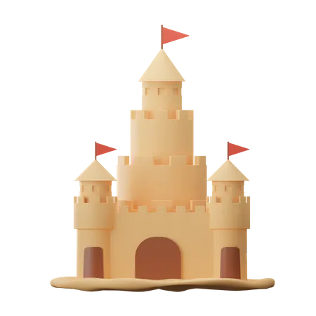 Castelo de Areia  3D Icon