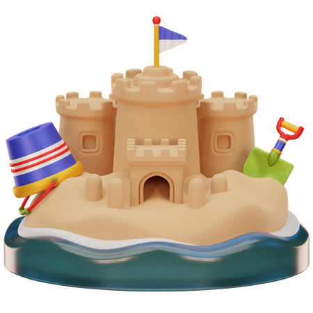 Castelo de Areia  3D Icon