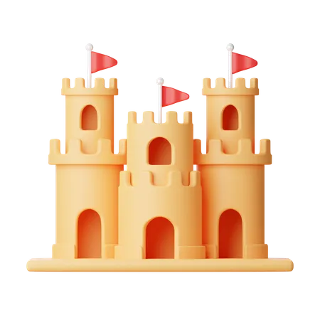 Castelo de Areia  3D Icon
