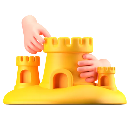 Castelo de Areia  3D Icon