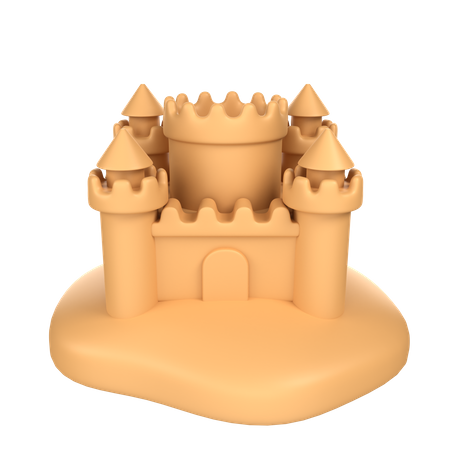 Castelo de Areia  3D Icon