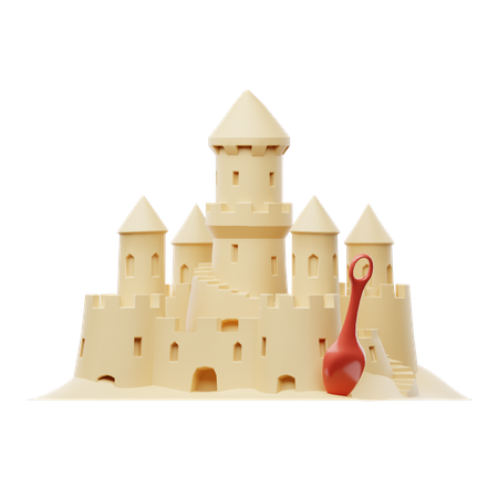 Castelo de Areia  3D Icon