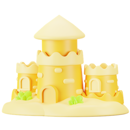 Castelo de Areia  3D Icon