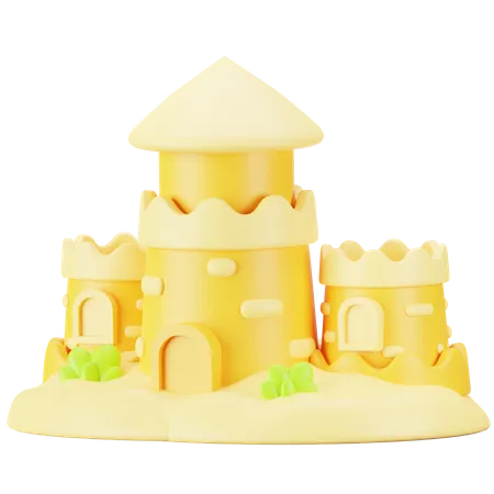 Castelo de Areia  3D Icon