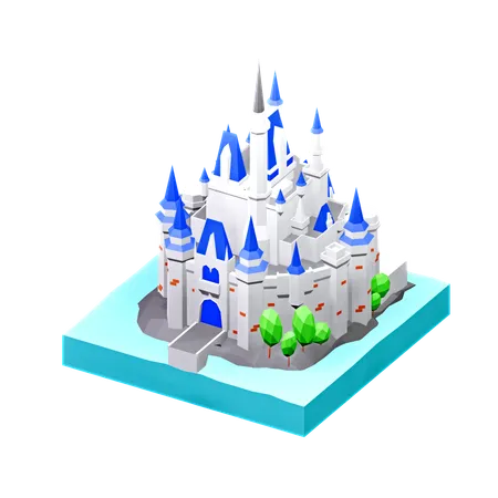 Castelo da disney  3D Icon