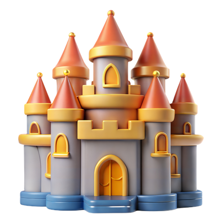 Castelo Real  3D Icon