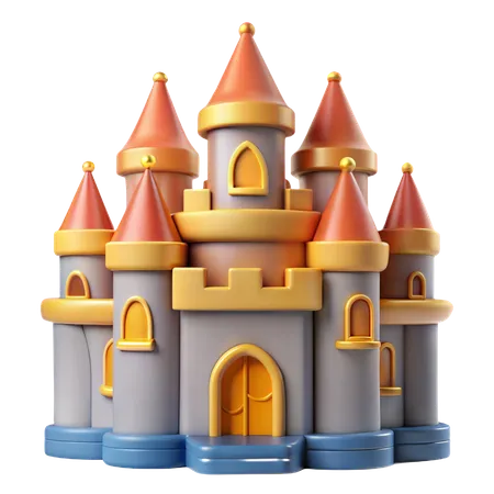 Castelo Real  3D Icon