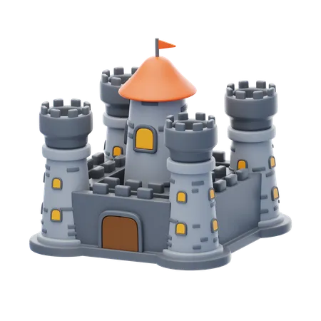 Castelo do rei  3D Icon