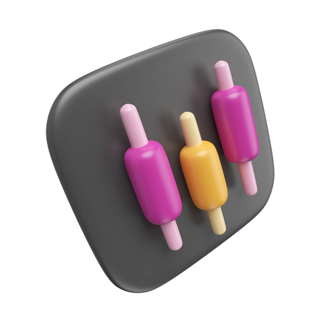 Castiçal  3D Icon