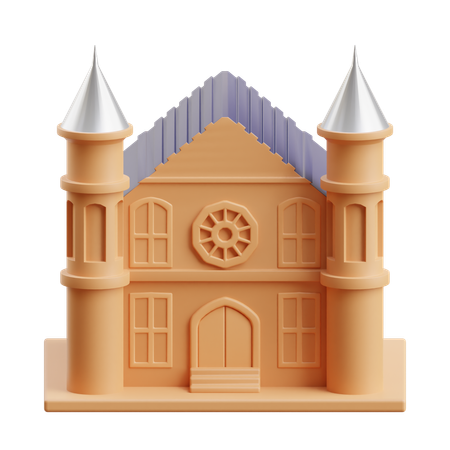 Castillo  3D Icon