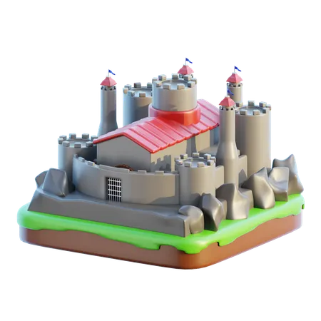 Castillo  3D Icon